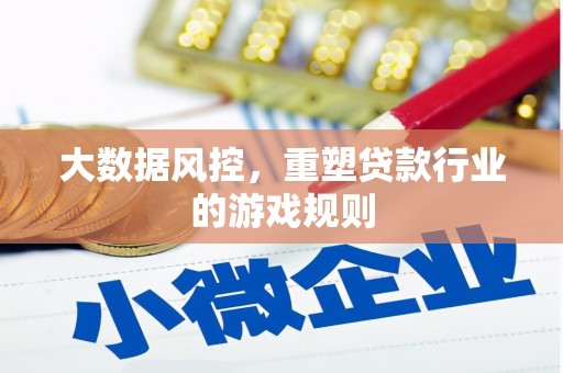 博望大数据风控，重塑贷款行业的游戏规则