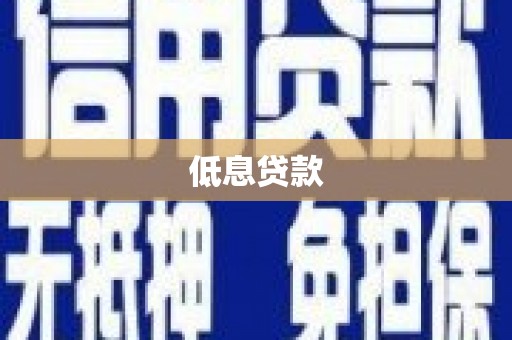 博望低息贷款