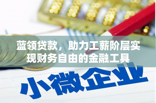 博望蓝领贷款，助力工薪阶层实现财务自由的金融工具