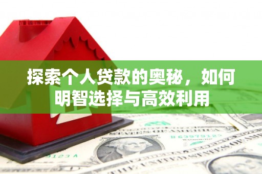 博望探索个人贷款的奥秘，如何明智选择与高效利用