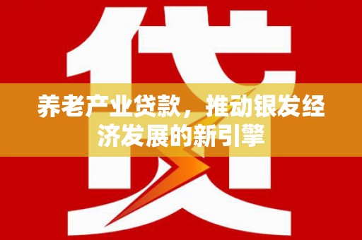 博望养老产业贷款，推动银发经济发展的新引擎