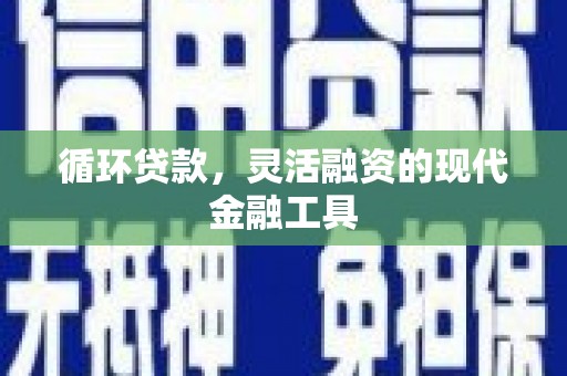 博望循环贷款，灵活融资的现代金融工具