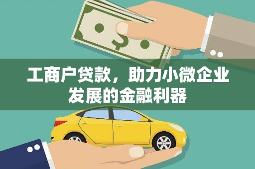 博望工商户贷款，助力小微企业发展的金融利器