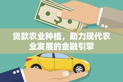 博望贷款农业种植，助力现代农业发展的金融引擎