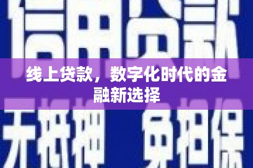 博望线上贷款，数字化时代的金融新选择