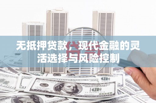 博望无抵押贷款，现代金融的灵活选择与风险控制