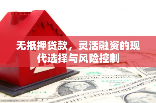 博望无抵押贷款，灵活融资的现代选择与风险控制