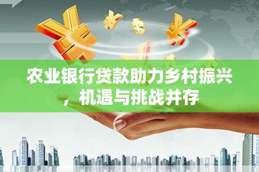 博望农业银行贷款助力乡村振兴，机遇与挑战并存