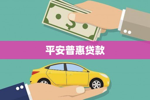博望平安普惠贷款