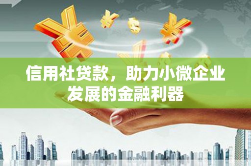 博望信用社贷款，助力小微企业发展的金融利器